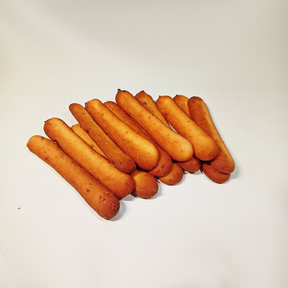 <strong>Krekry Pepinky TVARŮŽKY</strong>, 130g<br />
<small>Trvanlivé výrobky<br />
Alergeny: 7 - Mléko vč. laktózy</small>